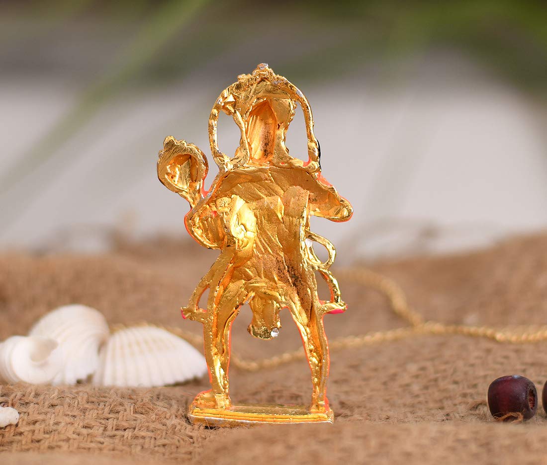 Aluminium Sculpture of Lord Hanuman / Bajrangbali Statue