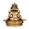 Tibetans Antique Vajrapani Kuber Brass Statue