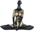 Yoga Lady In Butterfly Pose Handcrafted Showpiece
