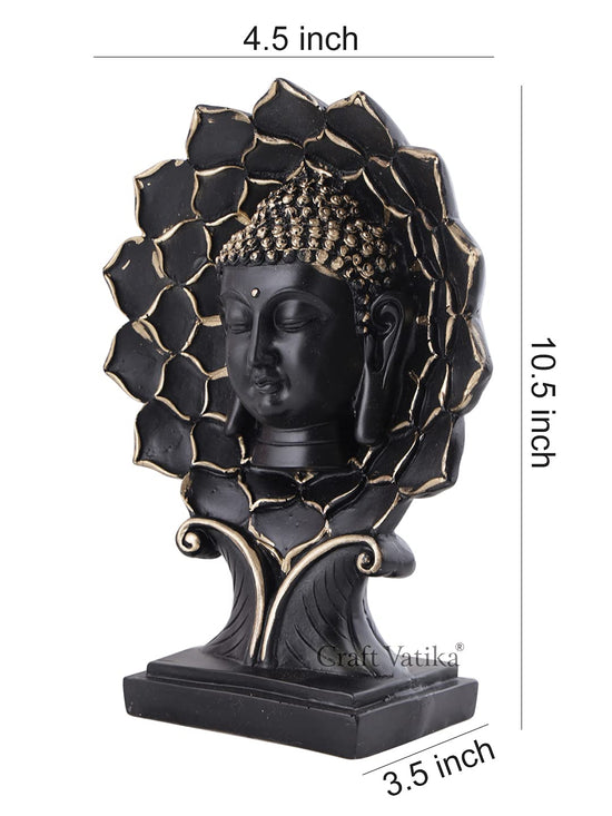 Buddha Head Place on Tree Showpiece | Home Decor Statue