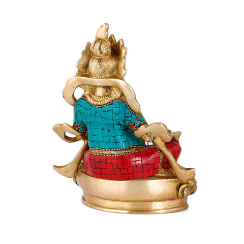 God of Wealth Kuber Figurine - Home Decor Brass Statue