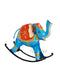 Metal Swing Elephant Trunk Up Showpiece 