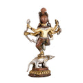 Six Hand Dancing Ganesh Idol On Mouse Murti Gbs185