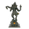 Dancing Ganesha Brass Idol Statue Green Antique Gbs126