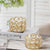 Crystal Tea Light Candle Holder For Home Decoration Set Of 2 (Tcmh257-2)