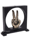 Victory Sign Hand Gesture of Polyresin Showpiece\