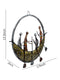 Iron Multicolor Round Boat Wall Hanging Showpiece
