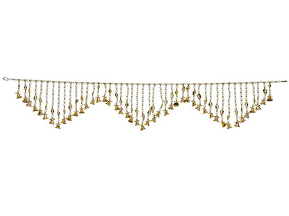 Pearls with Bell Hanging Bandarwal for Door 