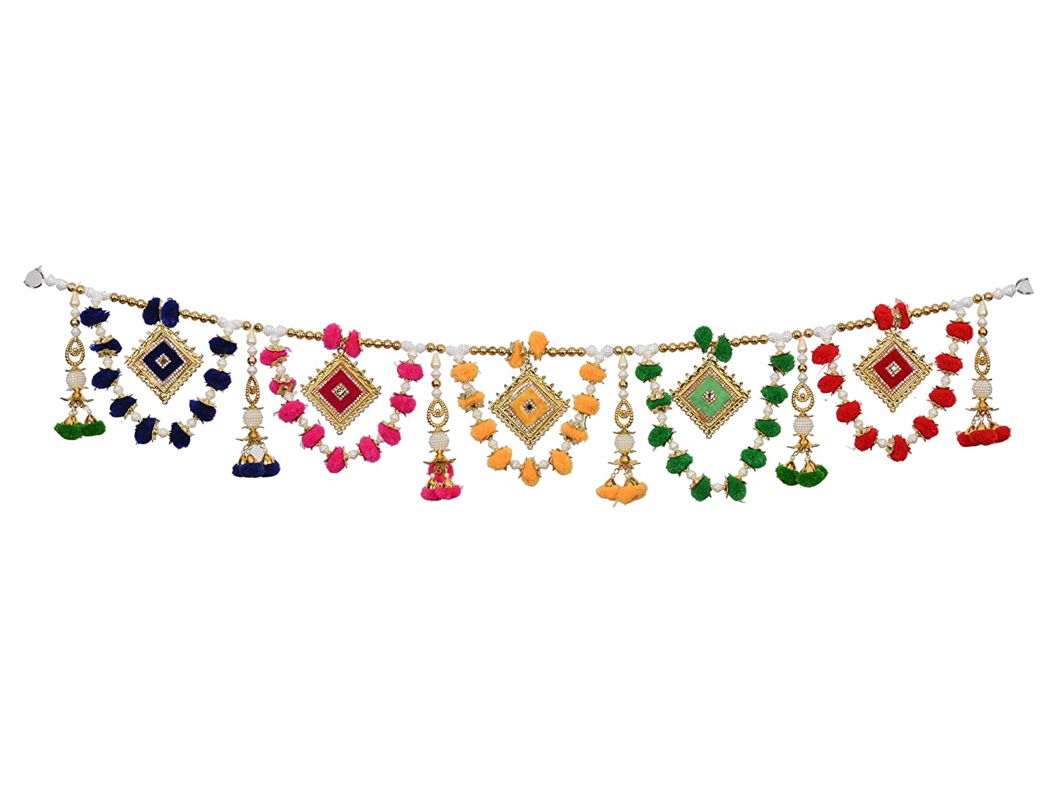 Pompom Multicolor Handmade Decorative Bandarwal