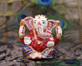 Sitting Sculpture Statue of Lord Ganesha Decorative Idol