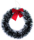 Christmas Wreath Bowknot For Door Hanging Decor