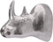Rhinoceros Head Sculpture Aluminium Wall Hanging