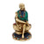 Brass Blessing Sai Baba Seating On Rock Idol Showpiece Sits106
