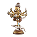 Six Hand Dancing Ganesh Idol On Mouse Murti Gbs185