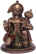 Resin Lord Hanuman In Sitting Posture Statue Figurine Kc259