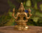 Brass Blessing Laxmi Idol Sitting On Round Base Statue 