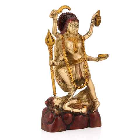 Maha Kali Mata Sculpture Brass Idol Dbs108