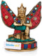 God Garuda Dev in Sitting Sculpture Brass Decorative Statue
