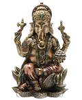 Ganpati Polyesin Idol Statue With Fine Details Showpiece