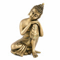 Brass Thinking Buddha Idol Showpiece