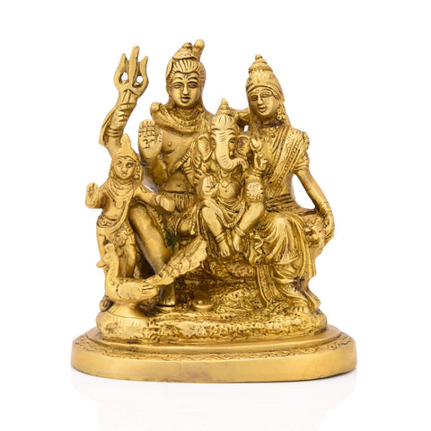 Shiv Parivar Ganesha Parvati Kartik Idol, SHBS129