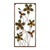 Metal Decorative Flowers Frame Mounted Wall Hanging Showpiece
