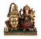 Brass Large Shiva & Ganesha Antique Rare Statue