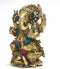 God Ganesha Idol Sitting on Lotus Brass Decorative  Statue