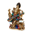 Goddess Of Wisdom, Knowledge & Music Saraswati Brass Statue Sts108