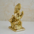 Goddess Saraswati Brass Statue for Puja