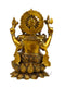 Golden Ganesha Brass Idol Murti for Temple