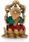 Handmade Lakshmi Idol Sitting on Lotus Decorative Showpiece