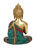 Home Decorative Brass Blessing Sculpture of Buddha Idol