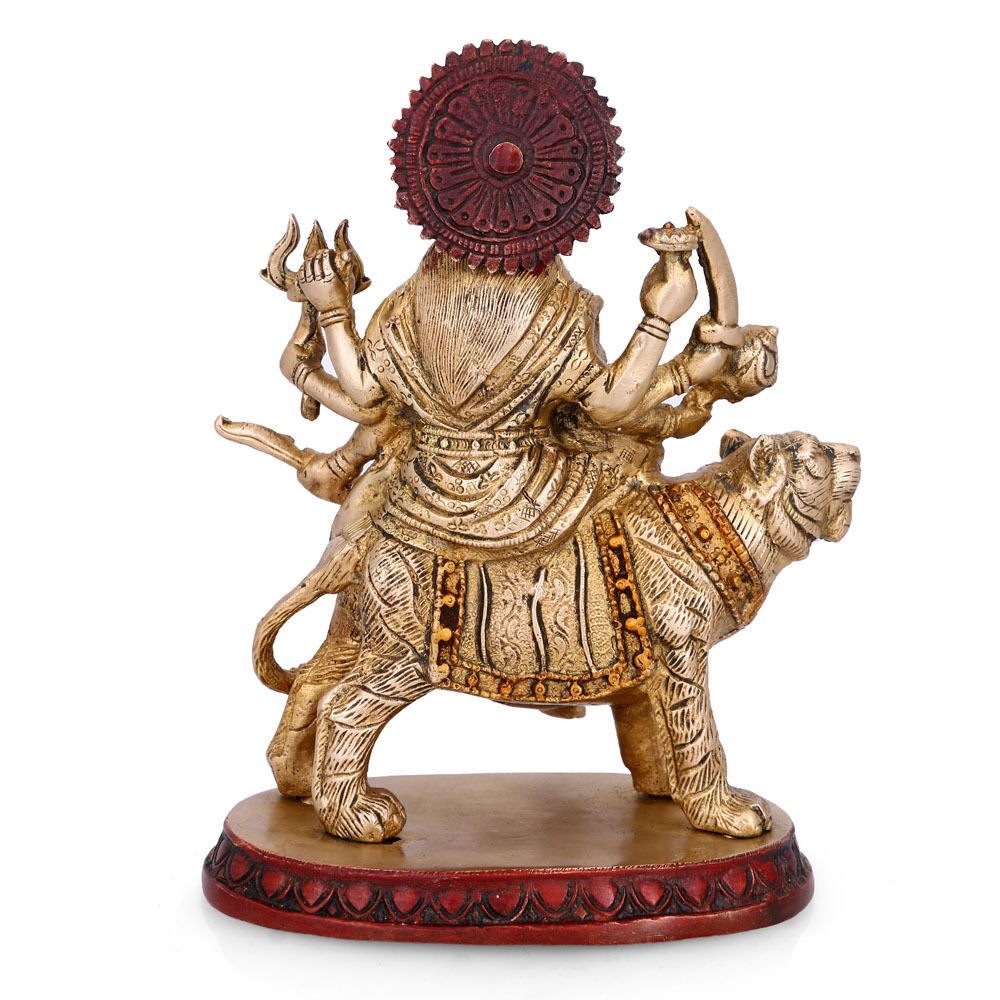 Brass Goddess Durga Idol Dbs101