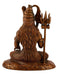 Brass Lord Shiva Idol With Brown Polish 