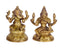 Brass Set Of Lakshmi Ganesha Idol Murti Statue