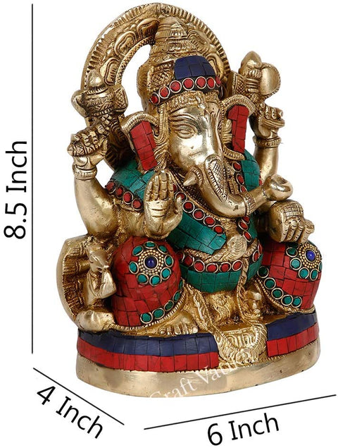 Blessing Sculpture of Siddhi Vinayak Ganesha Statue