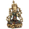 Brass Sitting Tara Buddha On Beautiful Design Pedestal Statue Tts105