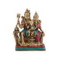 Brass Shiva Parvati Ganesh Statue Shts117