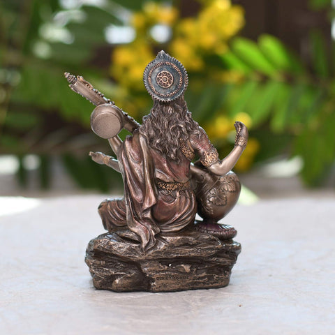 Goddess Saraswati Idol Polyresin Handcrafted Showpiece