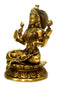 Brass Sitting Lakshmi Maa Idol Murti Statue