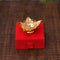 Brass Crystal Lotus Shape Diya Deepak With Gift Box-Dfbs198