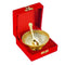 Royal Gold & Silver Plated Bowl Set With Spoon & Beautiful Red Velvet Box (Set Of 2 Pcs) Dfbs137