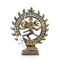 Brass Antique Nataraja Shiv Idol Hindu Lord Dancing Shiva Statue