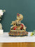 Statue of Lord Krishna Sitting with Cow KTS124