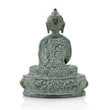 Meditating Brass Statue of Dharmachakra Buddhism Idol