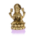 Sitting Blessing Laxmi Brass Idol Murti Showpiece