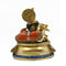 Statue of Lord Krishna Sitting with Cow KTS124
