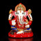 God Ganesha Blessing Statue With Meenakari Painted Work