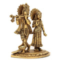 Standing Radha Krishna Brass Idol Murti Statue